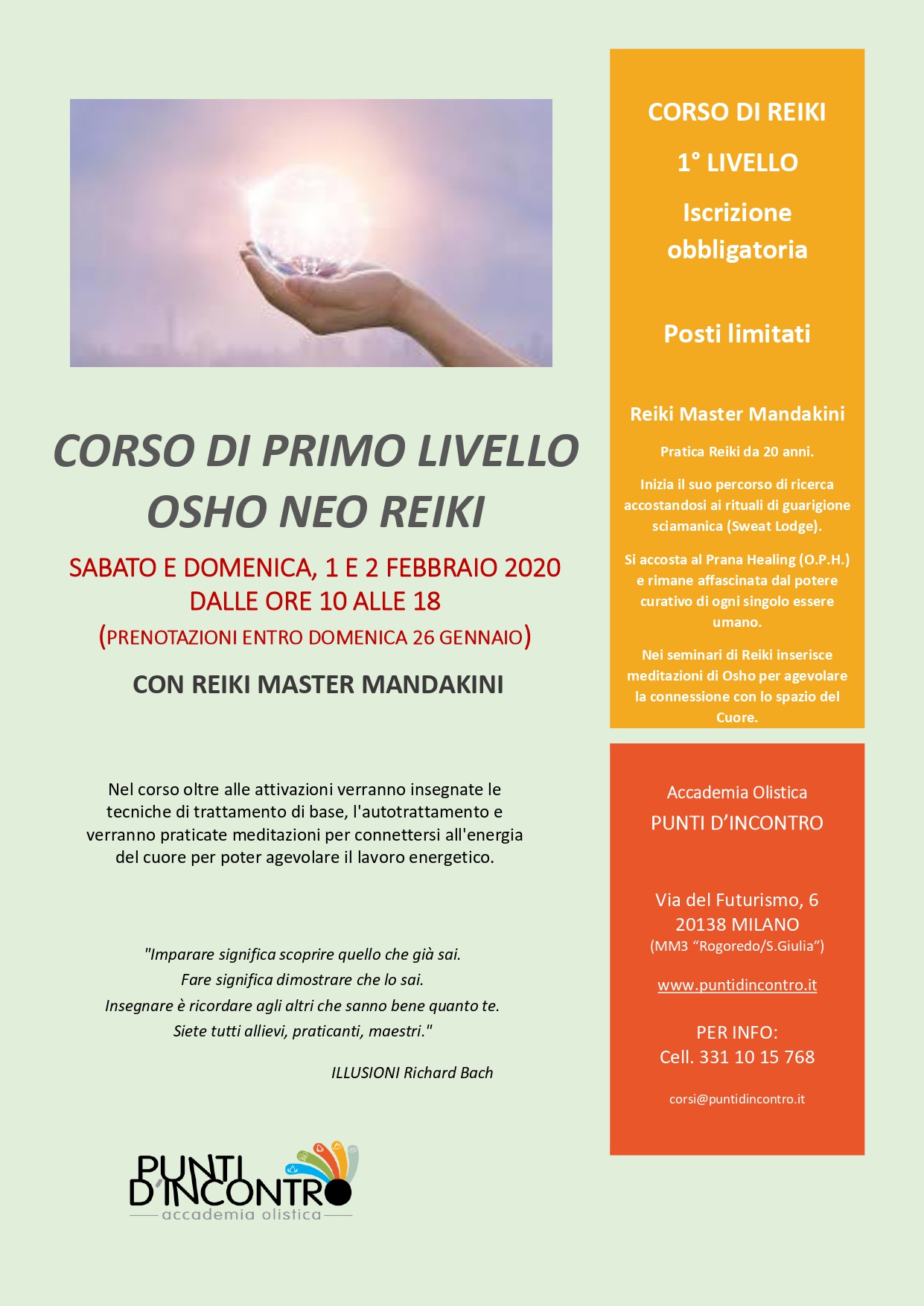 Primo Livello Osho Neo Reiki