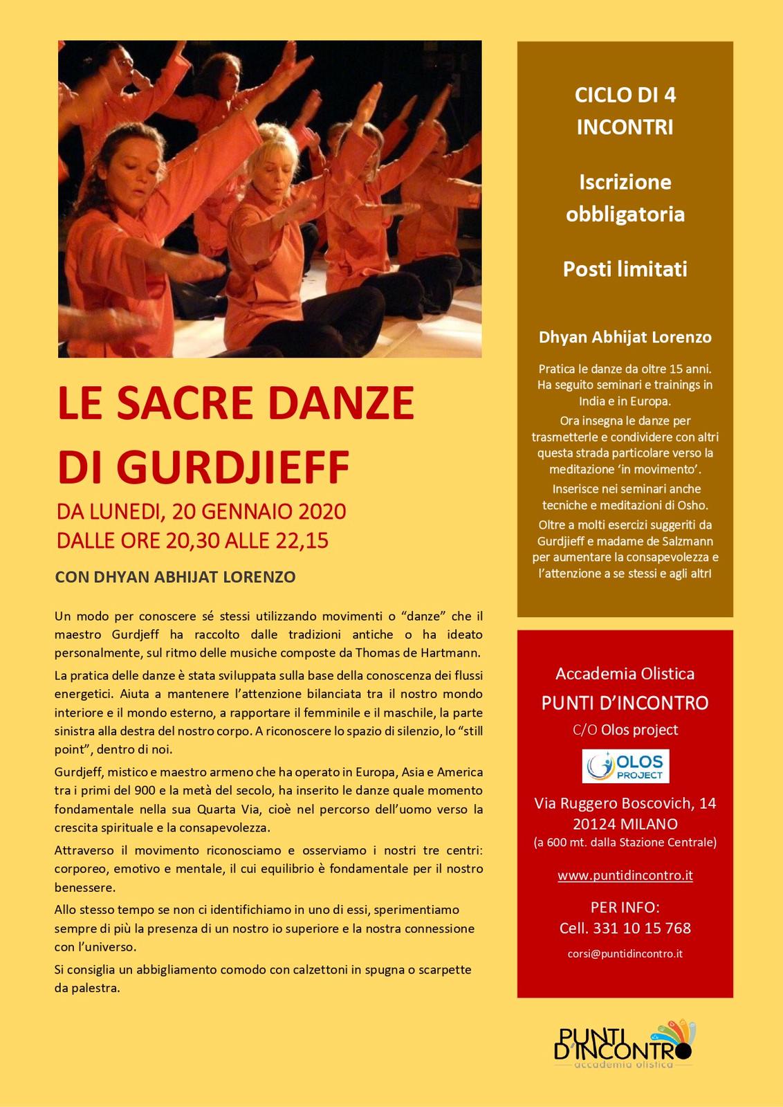 Le Sacre Danze di Gurdjieff