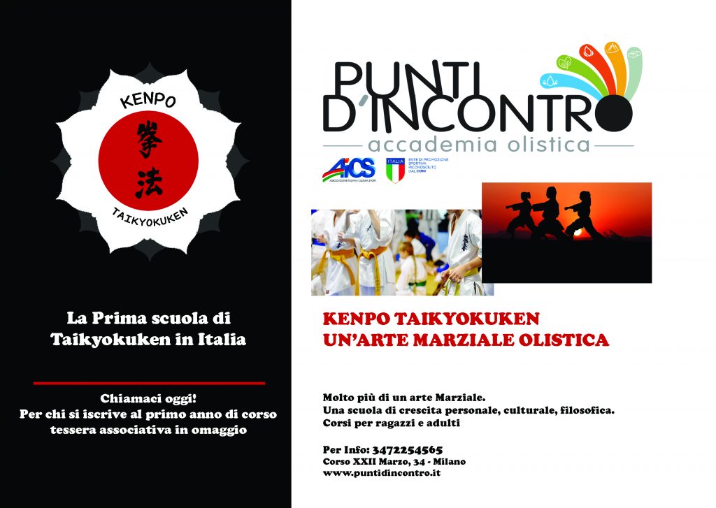 Nuovi corsi KENPO TAIKYOKUKEN