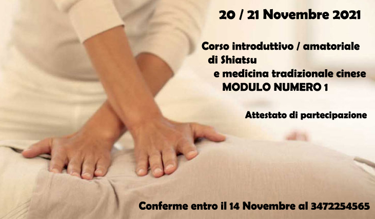 Corso Introduttivo / Amatoriale di Shiatsu