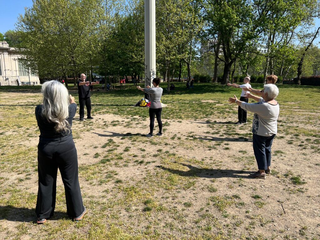 Qi Gong al parco